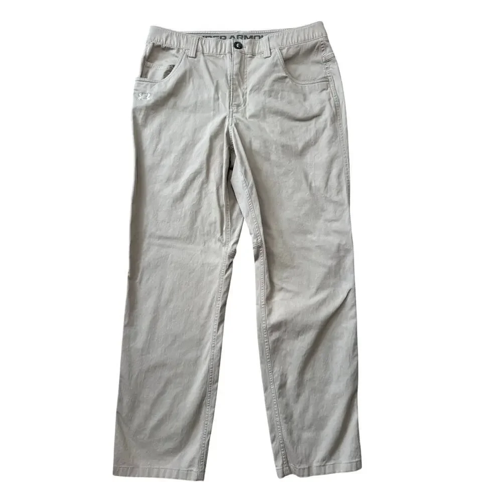 UNDER ARMOUR Men's performance Material Pants SIZE 32X32, Lightweight